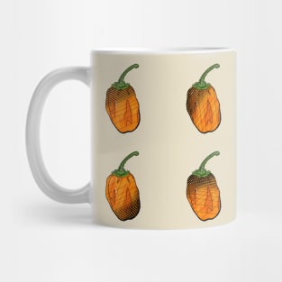 Habanero Chilli Pepper Sticker Spicy Hot Jalapeno Carolina Reaper Mug